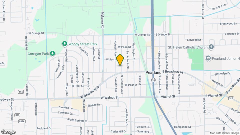 2336 N Pearland Ave Map and Location Details