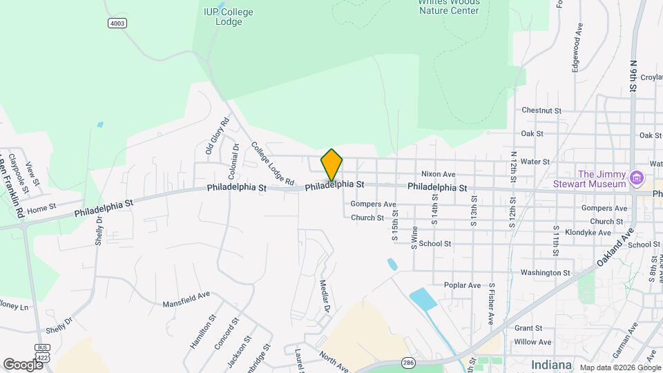 1636 Philadelphia St Mapa y Detalles de la Ubicación