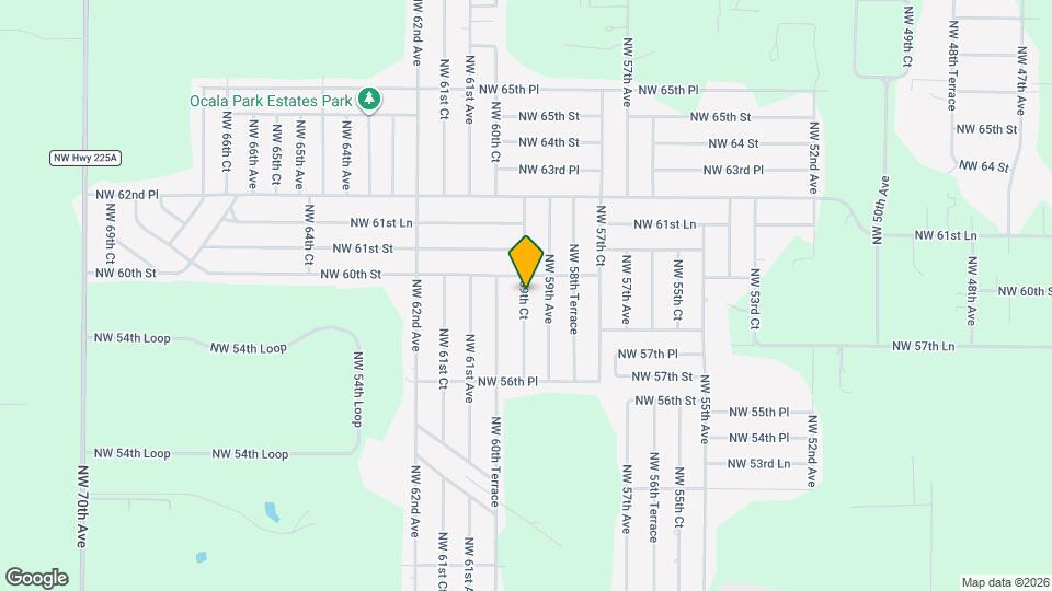 5933 NW 59th Ct Map and Location Details