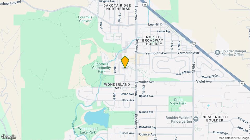 Ponderosa Mobile Home Park Map and Location Details