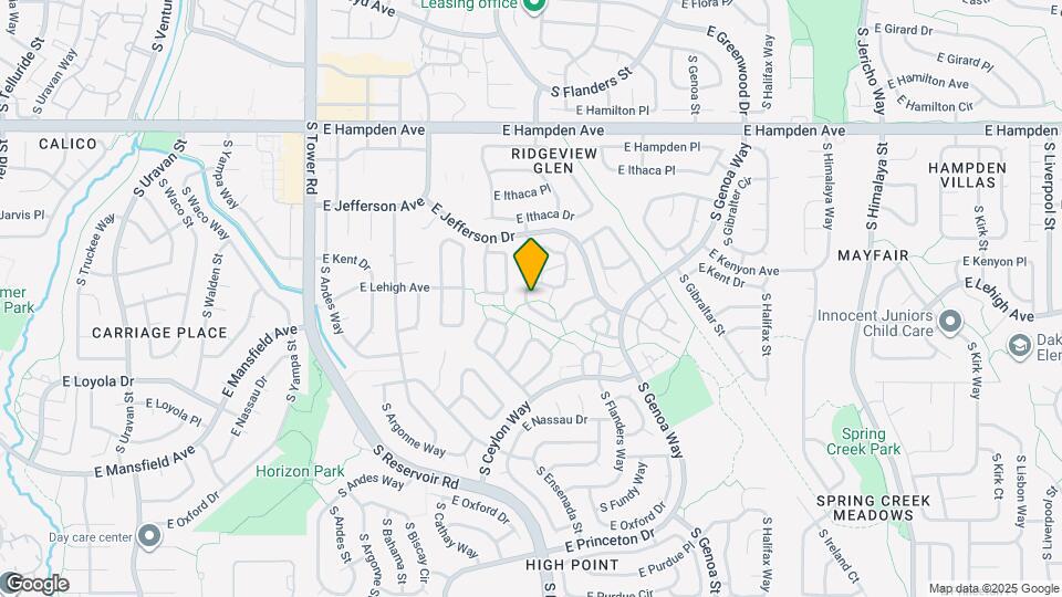 3784 S Ceylon Way Map and Location Details