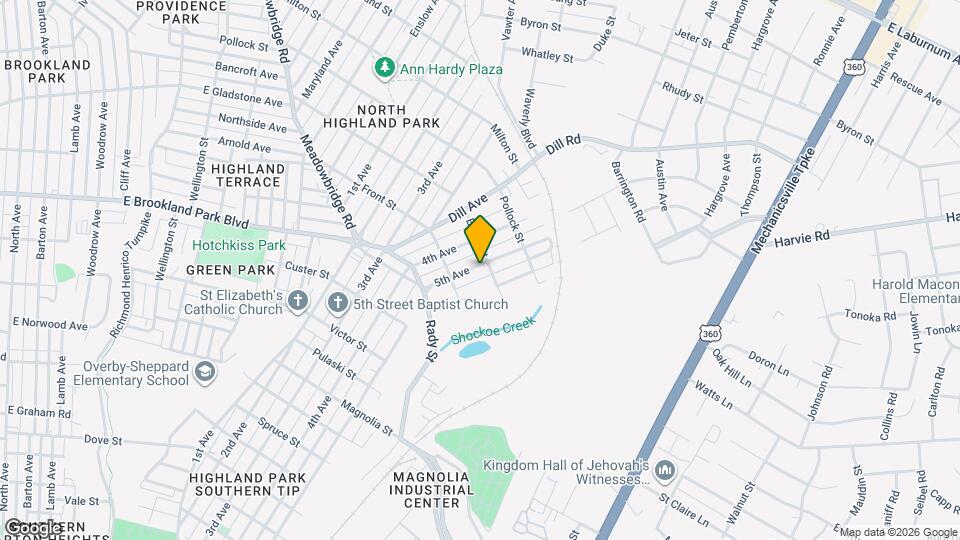 3127 5th Ave Map and Location Details