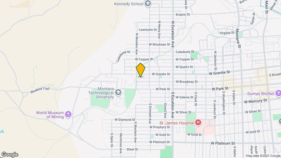 1119 W Broadway St Map and Location Details