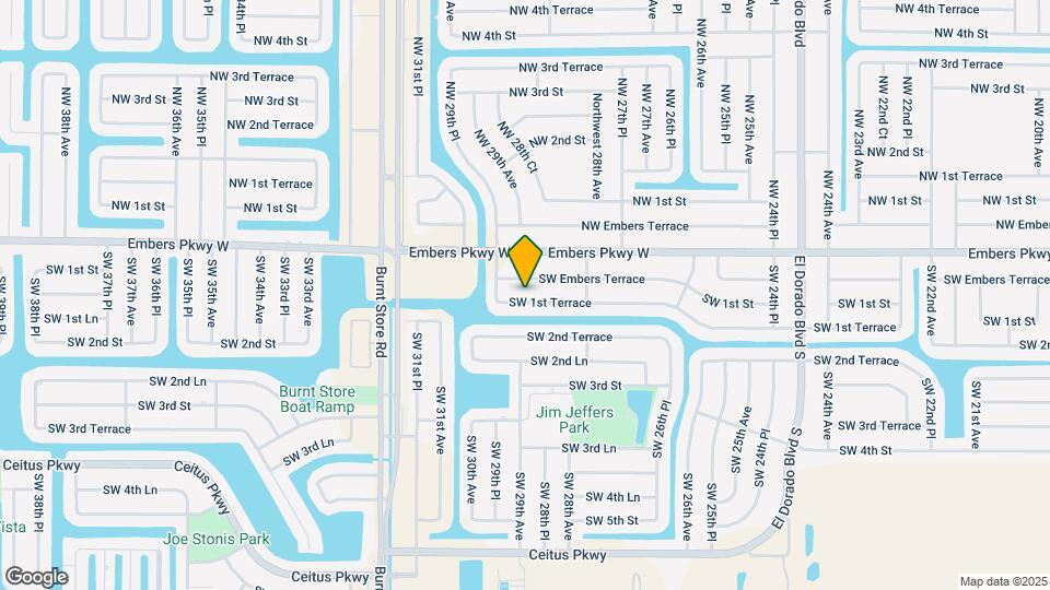 2837 SW 1st Terrace Map and Location Details