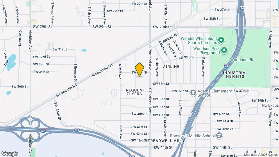 3516 S Quapah Ave Mapa y Detalles de la Ubicación