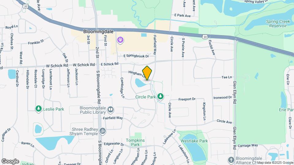 190 Hingham Ln Map and Location Details