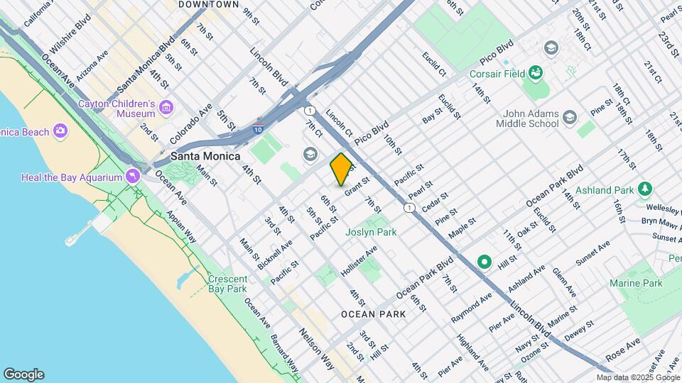 627 Grant St Mapa y Detalles de la Ubicación