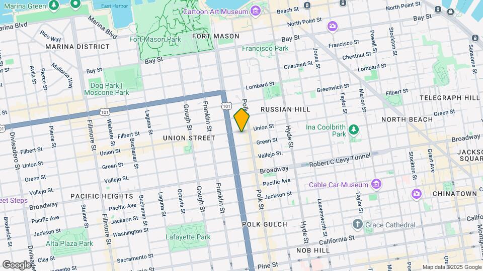 1445 Union Street Map and Location Details