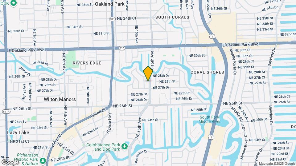 2741 NE 16th Ave Map and Location Details