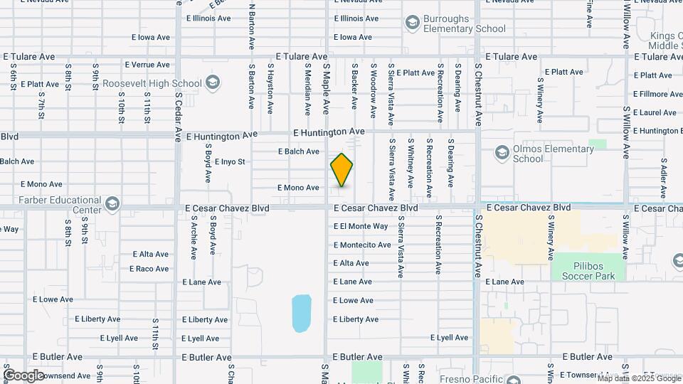 4616 E Mono St Map and Location Details