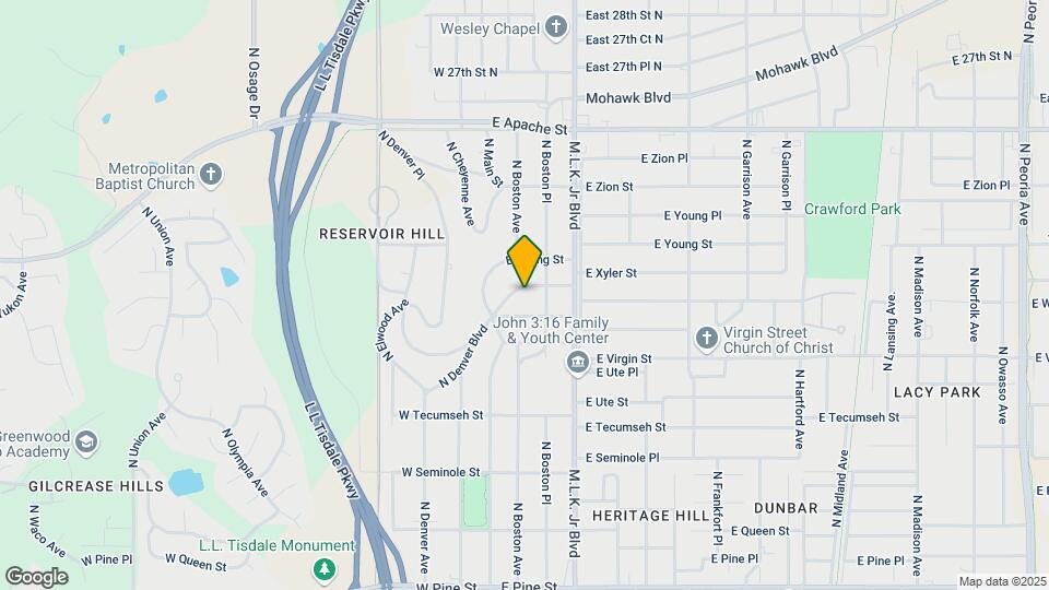 2233 N Denver Blvd Map and Location Details