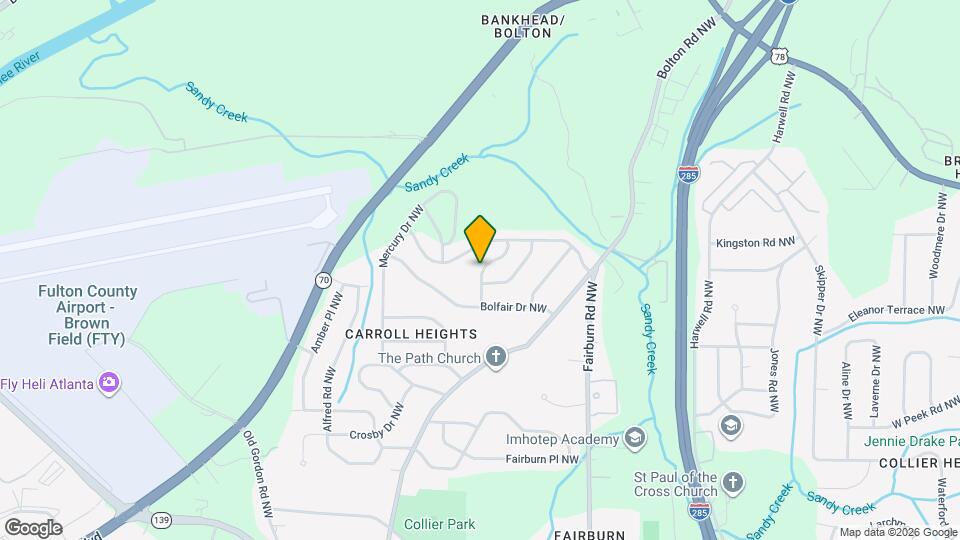 842 Bonneville Terrace NW Map and Location Details