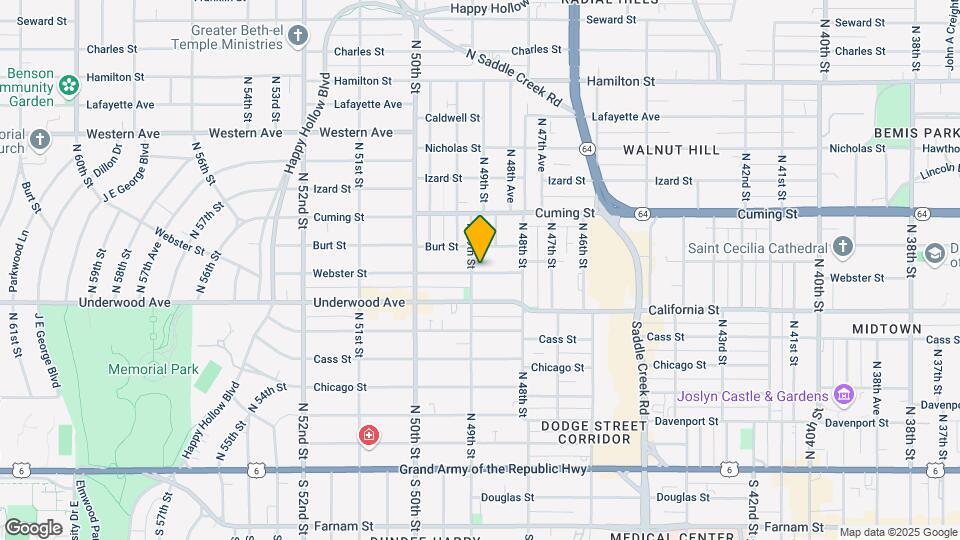 4826 Webster St-Unit -4826 Map and Location Details