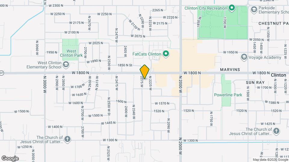 1738 N 2275 W Mapa y Detalles de la Ubicación