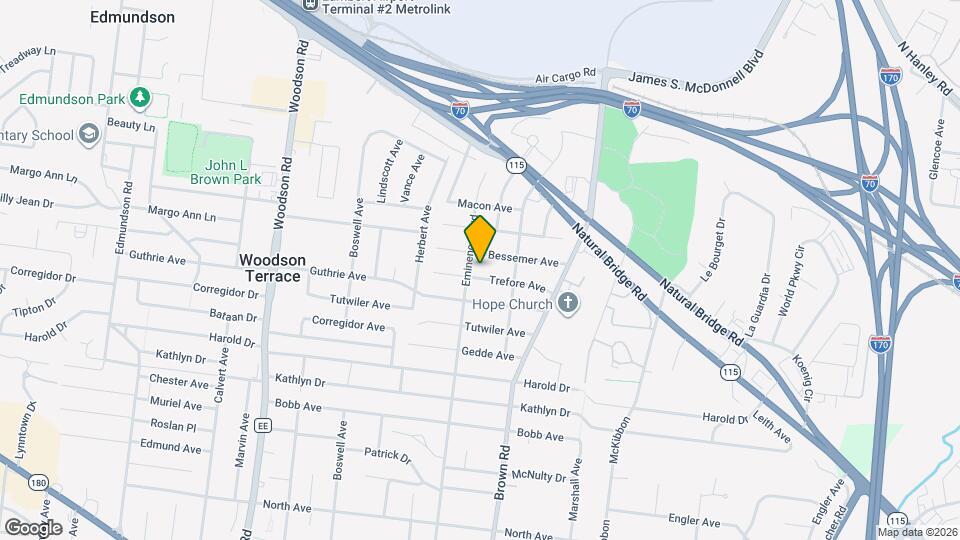 9029 Trefore Ave Map and Location Details