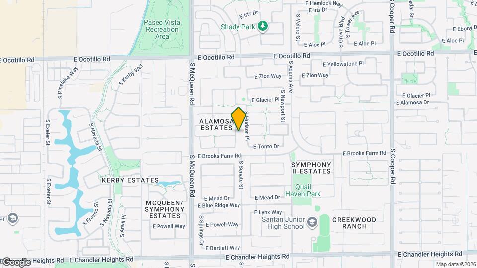 4385 S Crosscreek Dr Map and Location Details