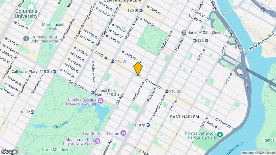 10 E 116th St Map and Location Details