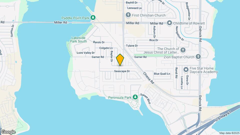 7306 Amherst Dr Map and Location Details