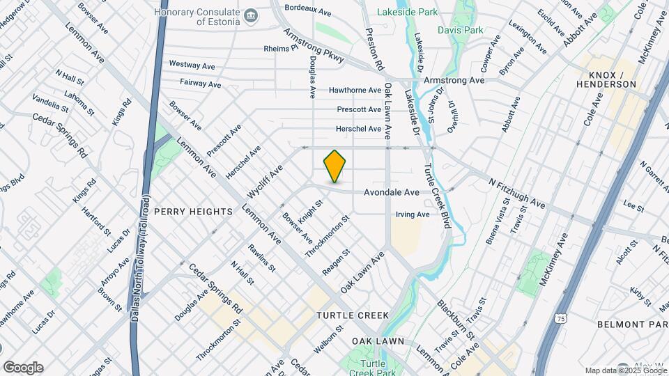 4123 Avondale Ave Map and Location Details