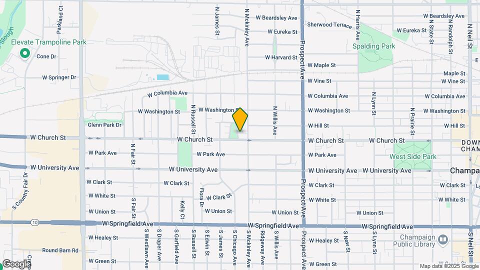 1106 W Church St Map and Location Details