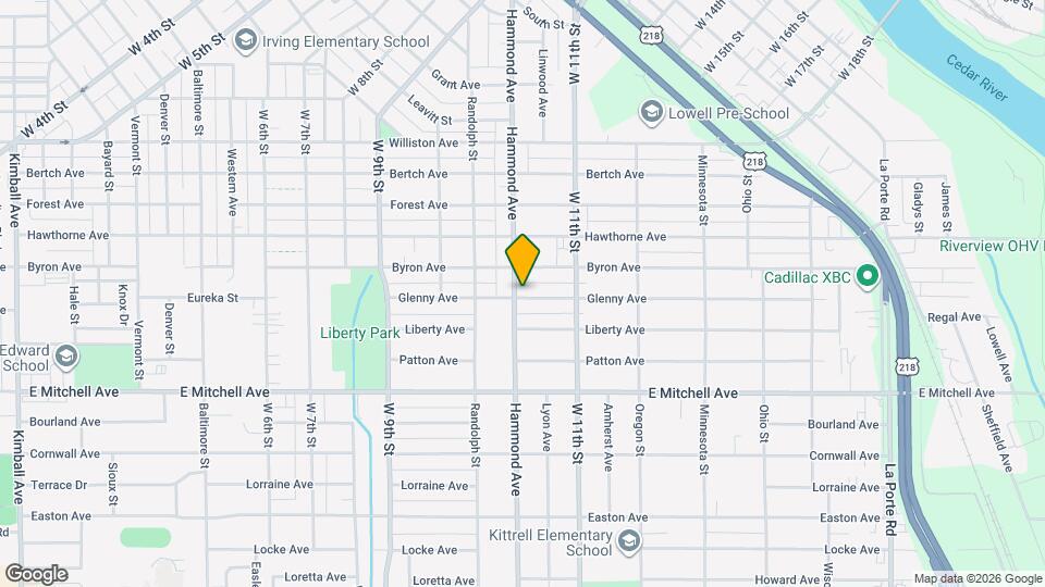 925 Hammond Ave Map and Location Details