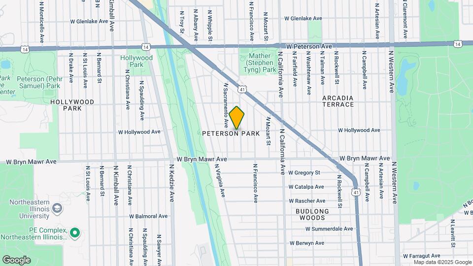 5658 N Richmond St Map and Location Details