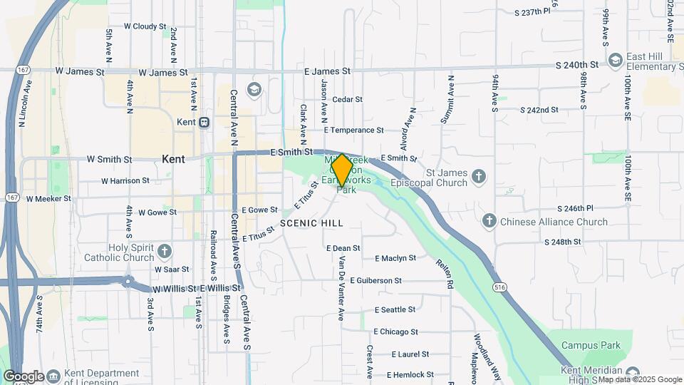 Mill Creek Vista Apartments Map and Location Details