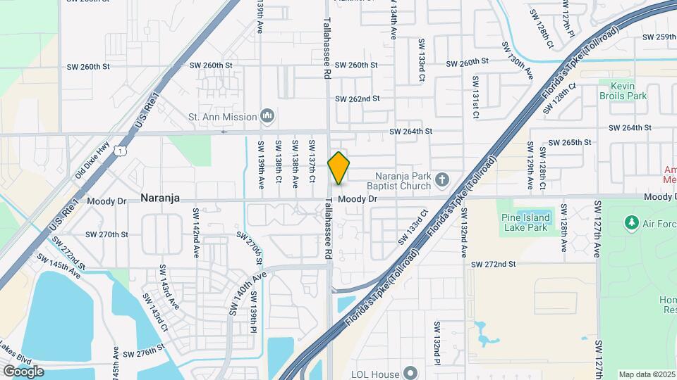 13651 SW 268th St Map and Location Details