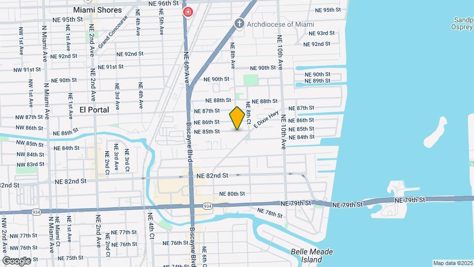 800 NE 85th St Map and Location Details