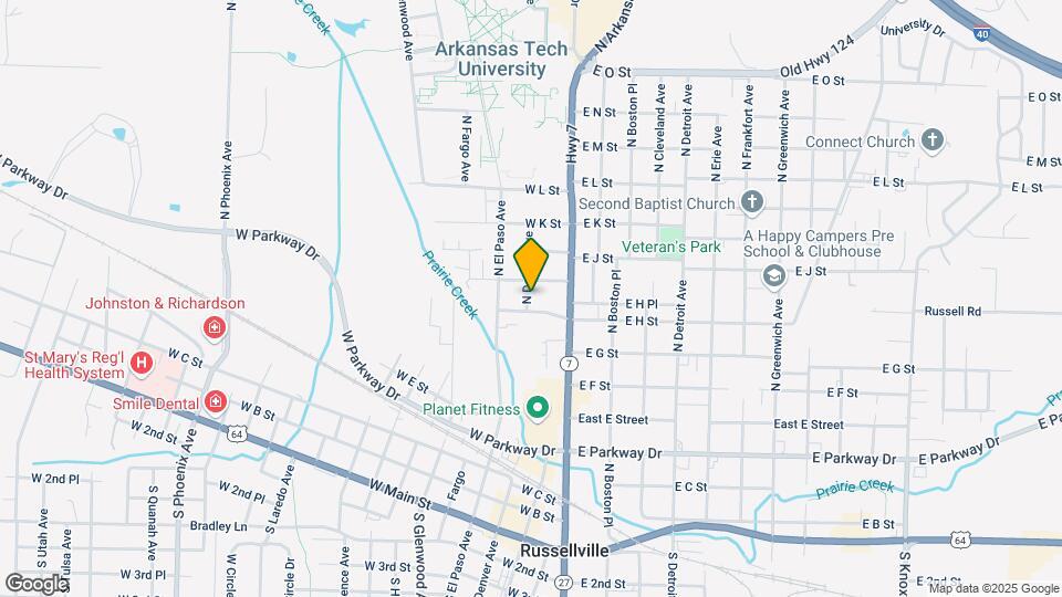 810 N Denver Ave Map and Location Details
