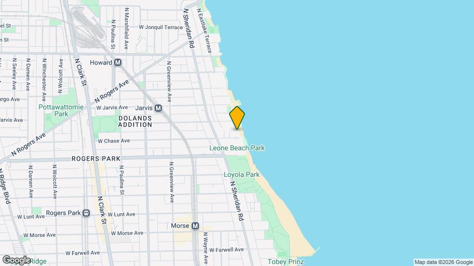 1200 W Chase Ave Mapa y Detalles de la Ubicación
