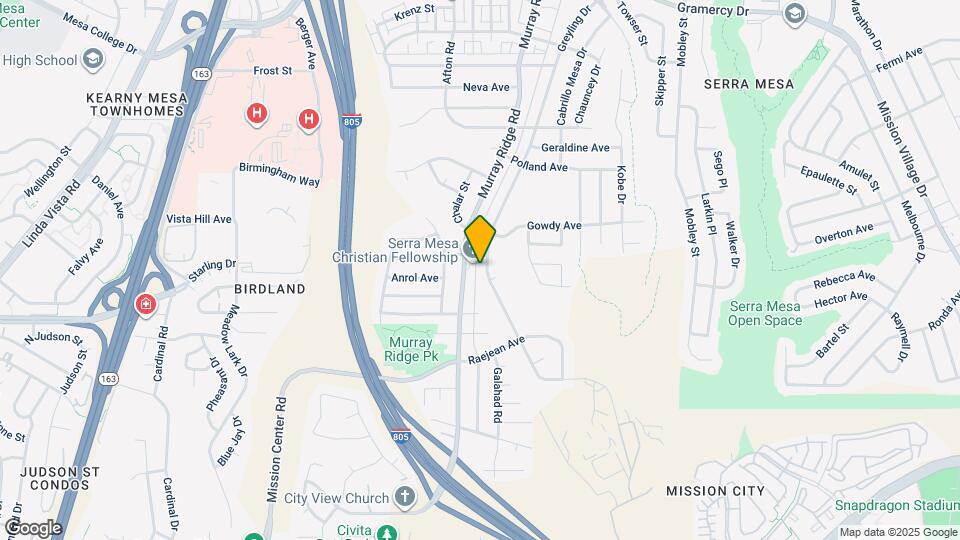 2626 Greyling Dr Map and Location Details