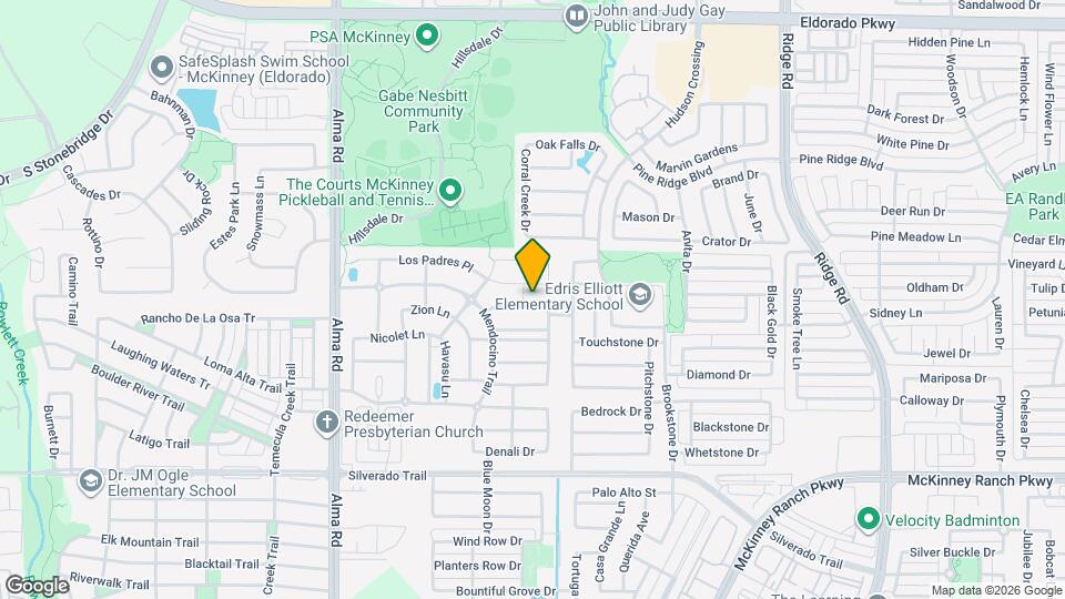 6816 Badlands Dr Map and Location Details