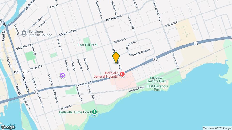 144 MacDonald Ave, Unit Unit C Map and Location Details