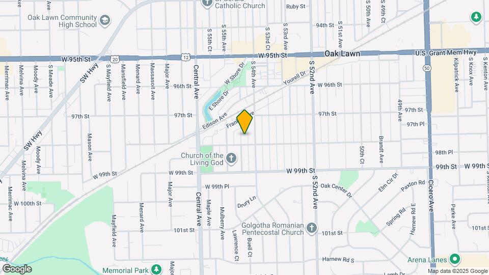 9737 Warren Ave Map and Location Details