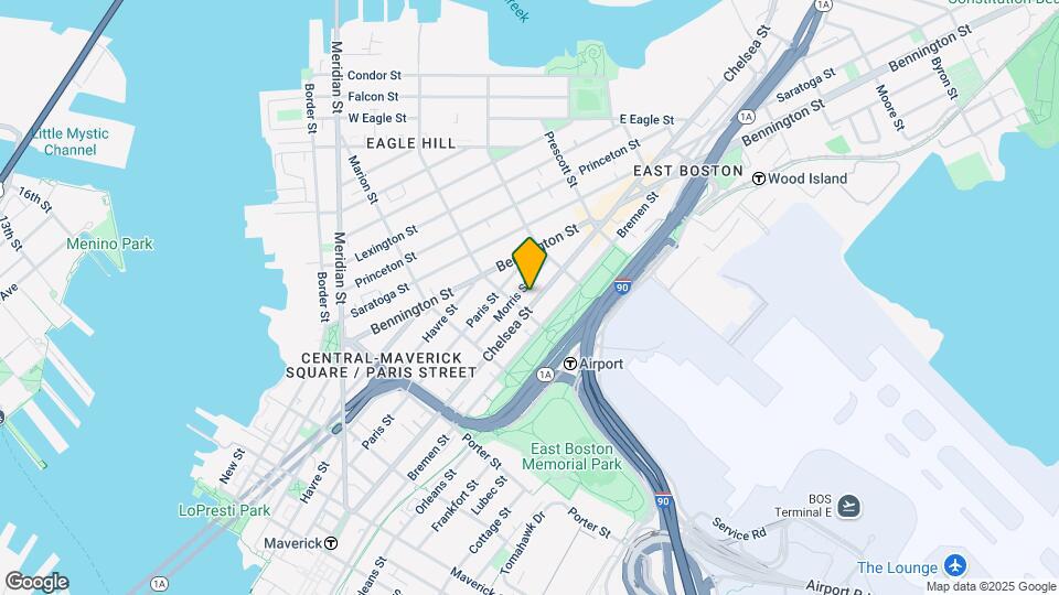 280 Chelsea St, Unit 1 Map and Location Details