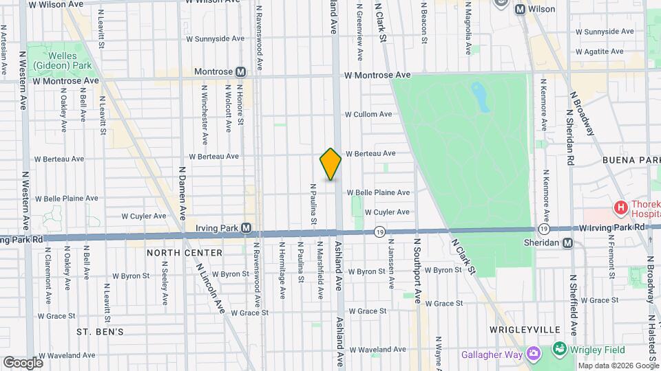 4110 N Ashland Ave, Unit E2 Map and Location Details