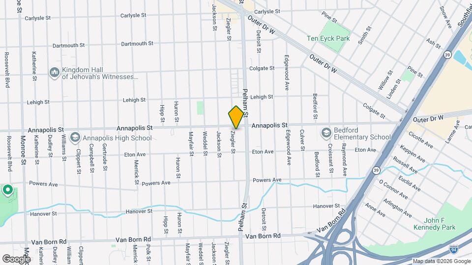 4631 Ziegler St Mapa y Detalles de la Ubicación