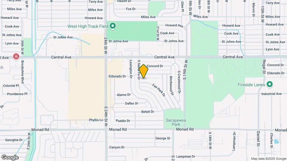 2153 Fair Park Dr Map and Location Details