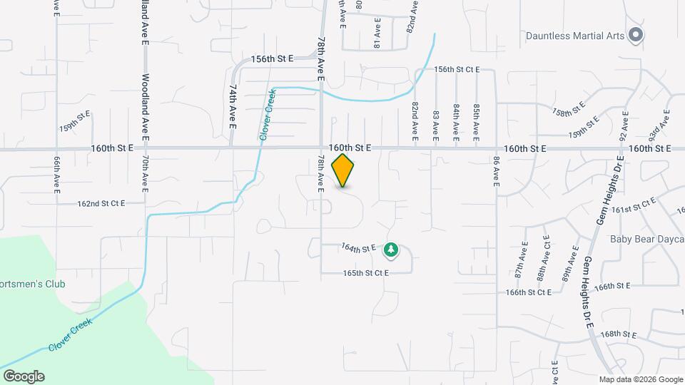 7902 161st St Ct E Map and Location Details