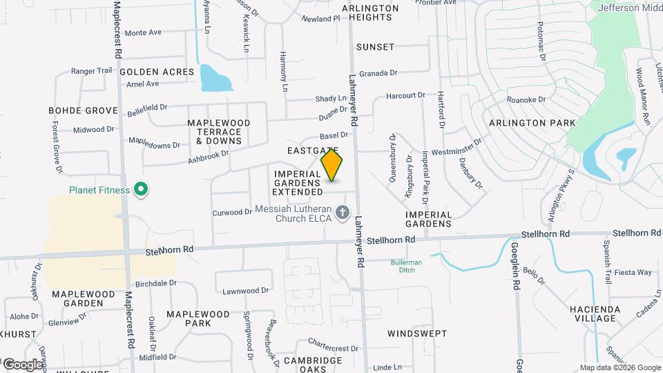 7231 Elmbrook Dr Map and Location Details