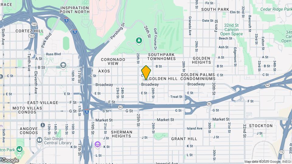 2542-2550 Broadway Map and Location Details