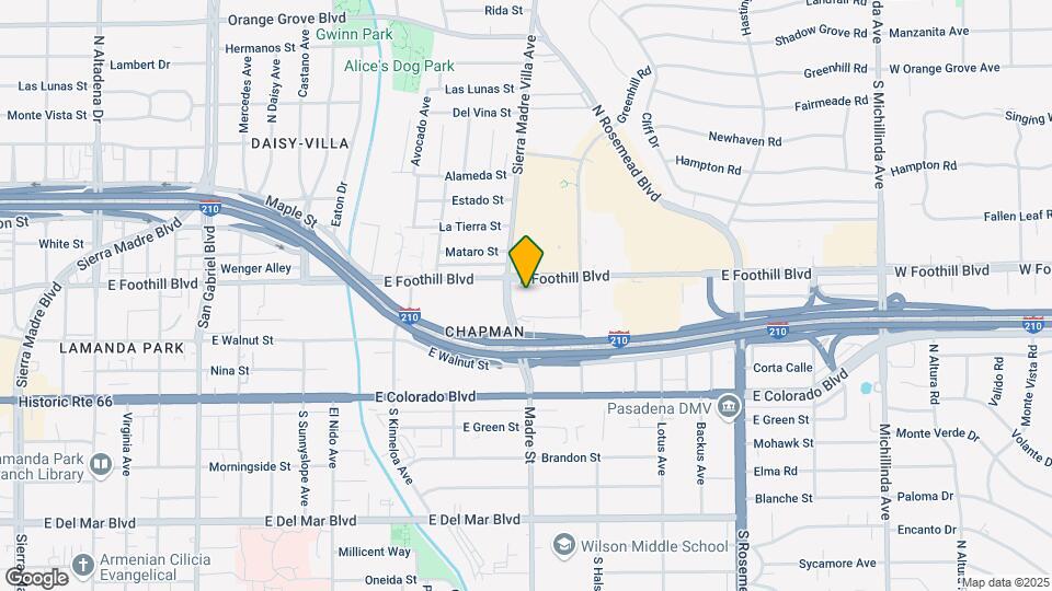 Bell Pasadena Mapa y Detalles de la Ubicación