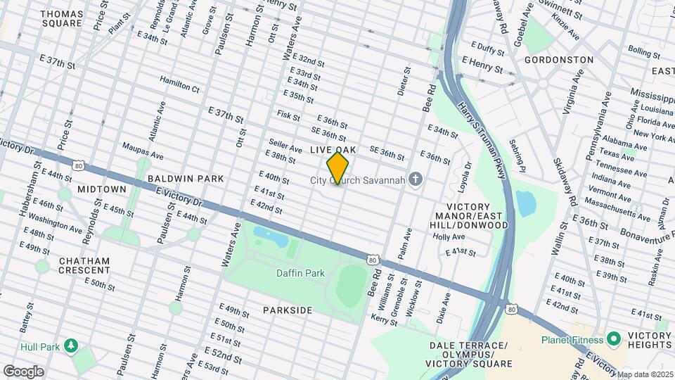 1321 E 39th St Map and Location Details