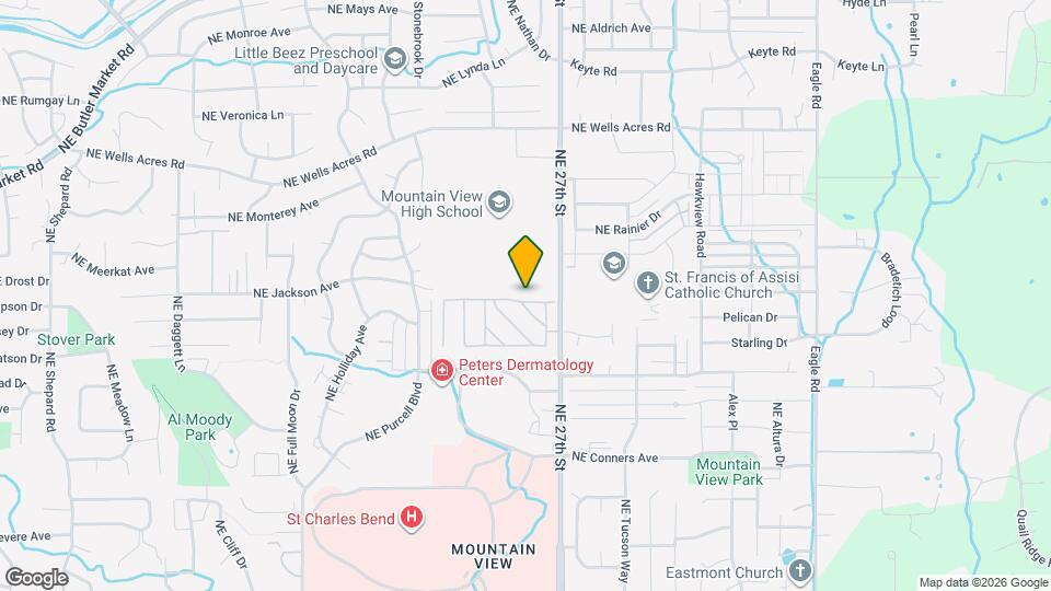 2614 NE Rosemary Dr Map and Location Details