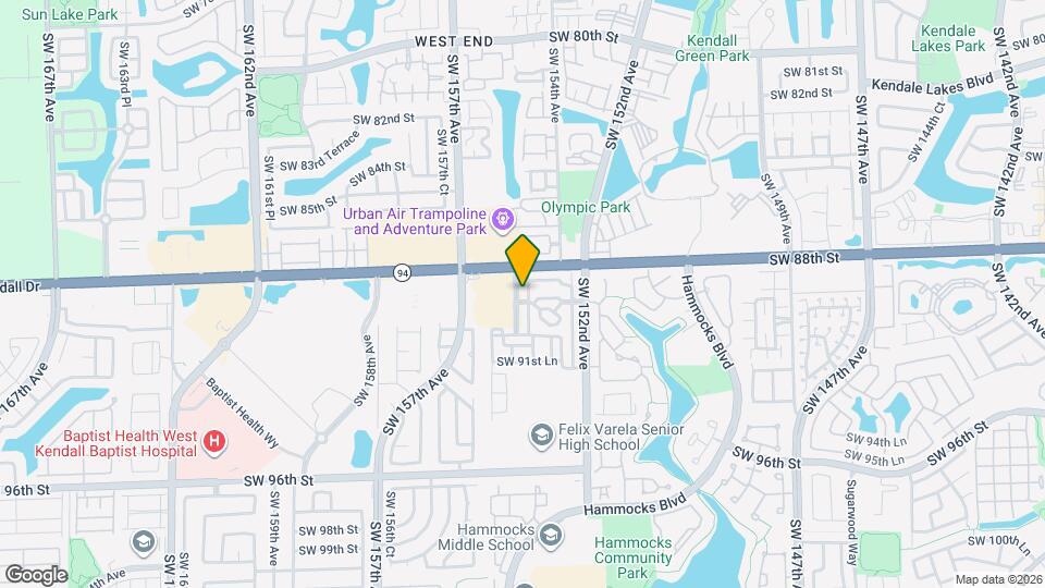 8934 SW 153rd Ct Map and Location Details
