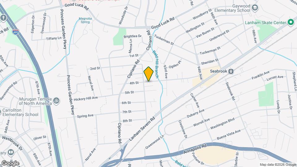 9207 4th St Map and Location Details