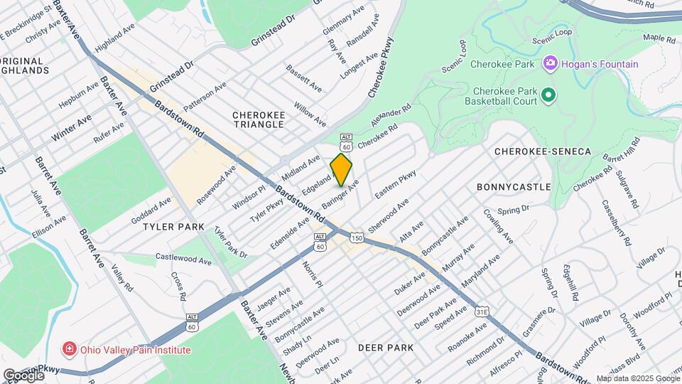 2029 Baringer Ave Map and Location Details