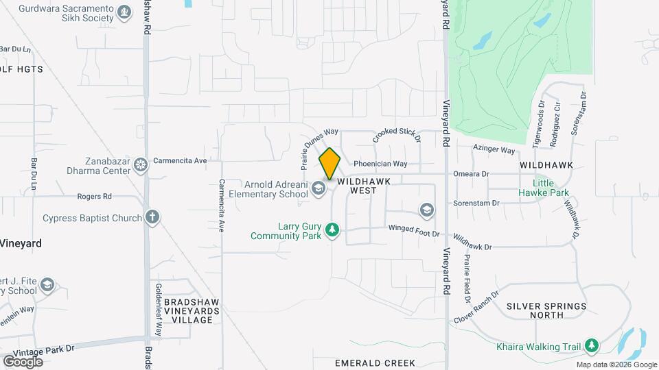 9904 Prairie Dunes Way Map and Location Details