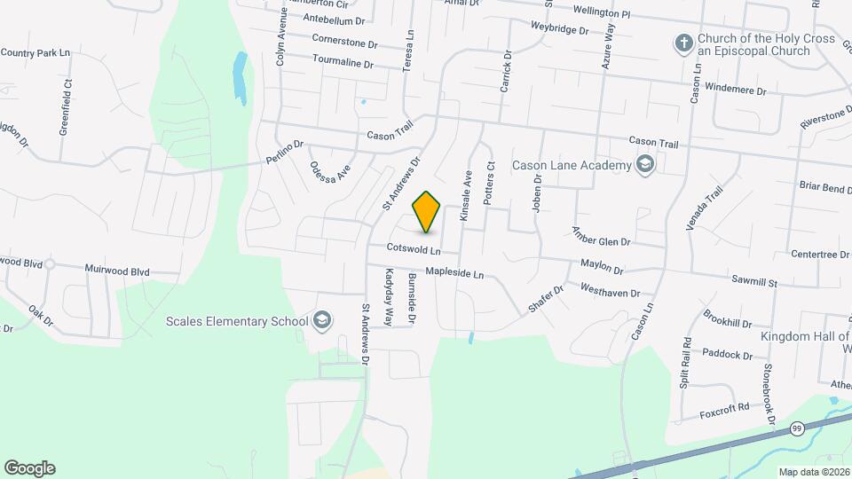 3315 Velvet Court Mapa y Detalles de la Ubicación